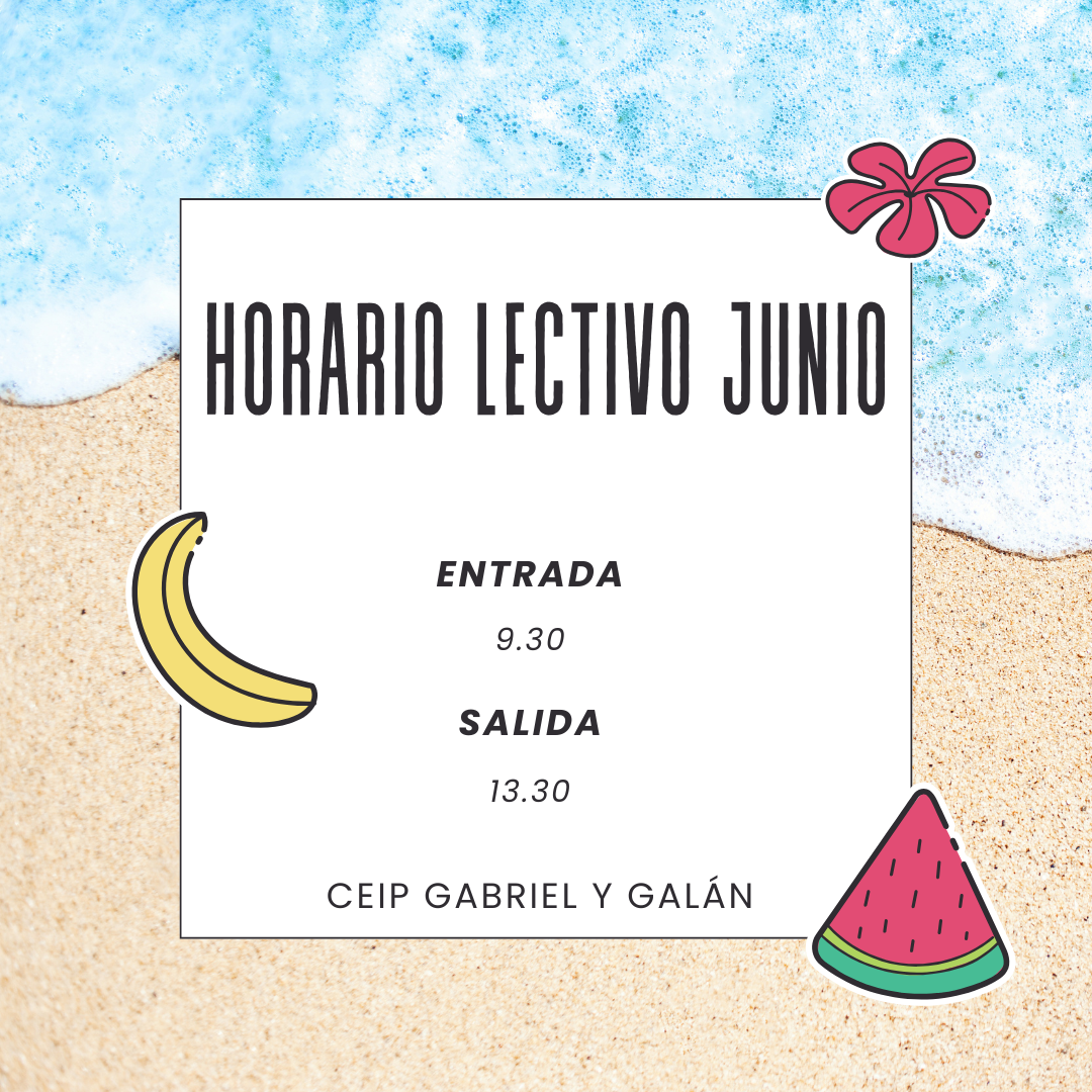 horario junio